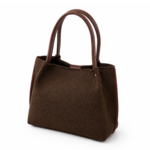 Daily Tote Canvas  Bag - Premium Woven Fabric Brown - Image 2