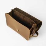 Cross Stitch Crossbody Bag Brown - Image 4
