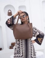 Daily Tote Bag Brown - Image 11