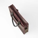 Multi Pockets Laptop Bag (Maroon) - Image 4