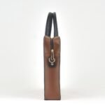 Multi Pockets Laptop Bag (Brown) - Image 4