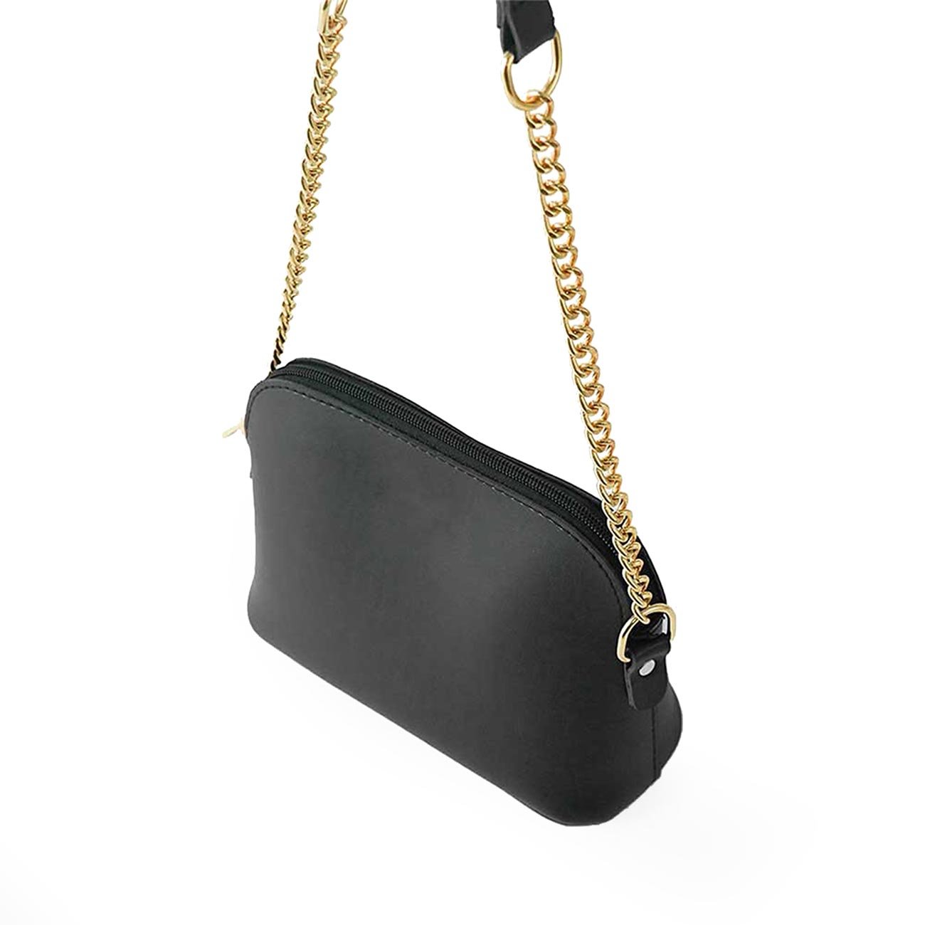 pouchsizebagblack Pouch Size Shoulder Bag Black - Image 1